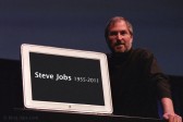 Photo de Steve Jobs prise Ã  Paris en 1998 pour l'Apple Expo